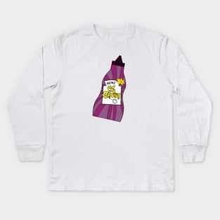 EZ Squirt - Purple Kids Long Sleeve T-Shirt